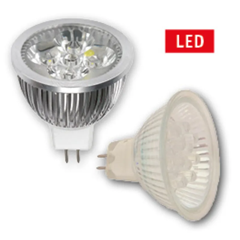 Mr16 Led-Ersatzlampe, 12xø5mm, 12v (Vergleichbar mit 20w Glühbirne), Warm White, Dimmbar