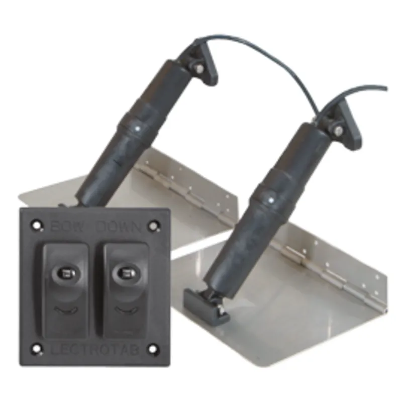 Elektrisches Trimmklappensystem, 9"X30", 12v (Boot 30'-50'/9-15m)
