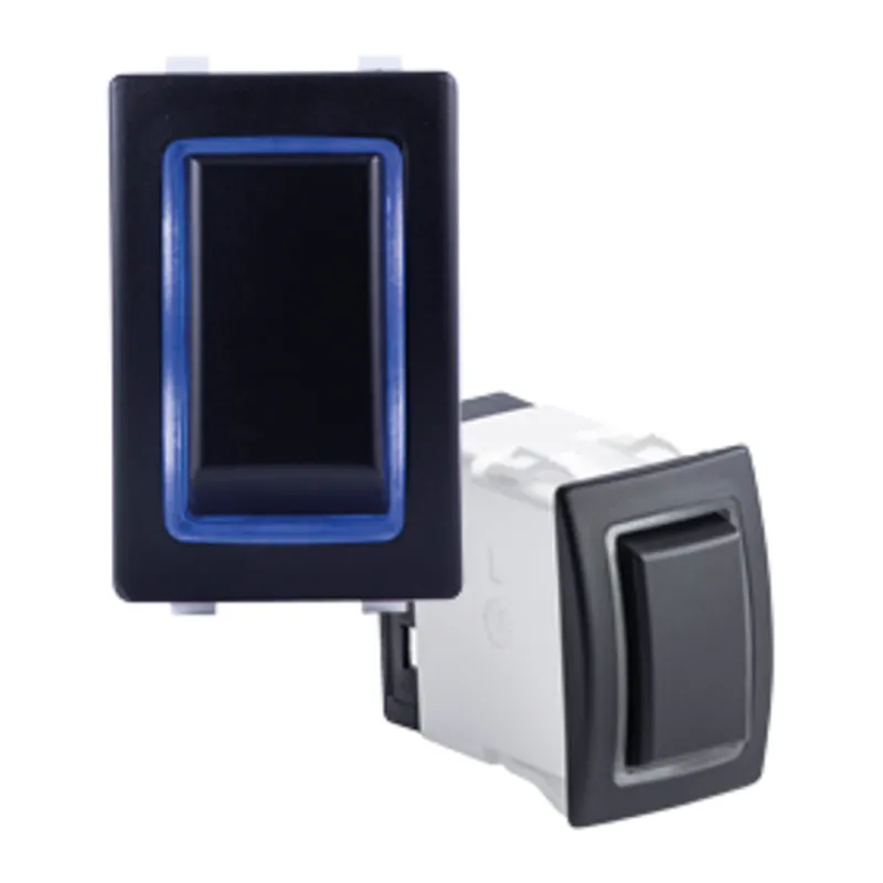 Sierra Wasserdichter (Ip68) Halo Dauerleuchtender Schalter; Led Blau, Dpdt, On-Off-On Dependent