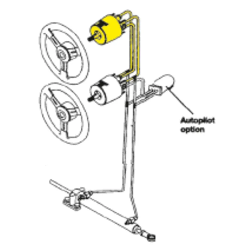 Seastar Satz für System-5/110kgm, für 2. Steuerstand
