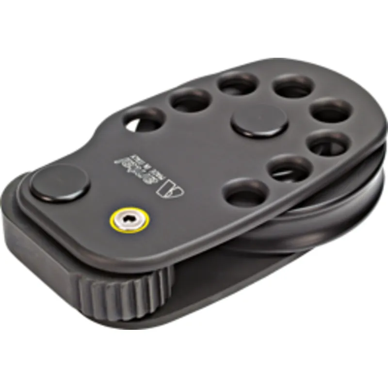 Antal Aluminium Einzeln Deckblock mit Feder Stopper, Ø125mm, Scheibe für Ø10-18mm Leine, Arbeitslast 3500kg, Rechts