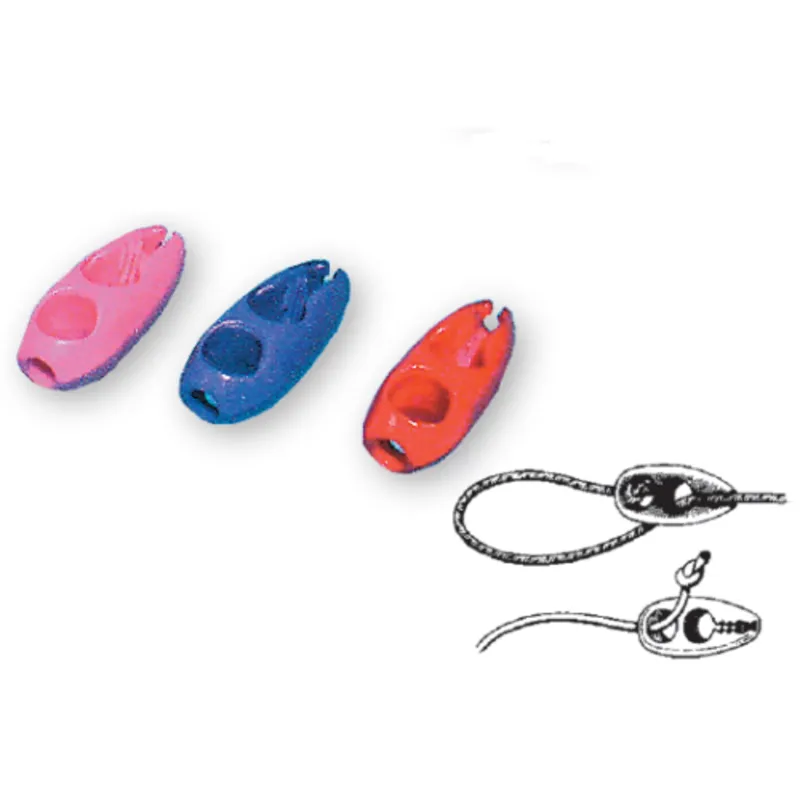 Kunststoff Klemme für Gummiseil Ø5mm, Rosa