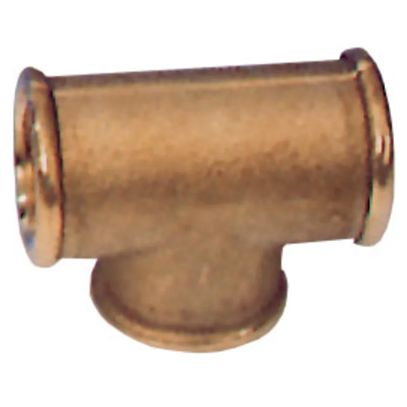 Messing T-Stück mit Innengewinde, 2"