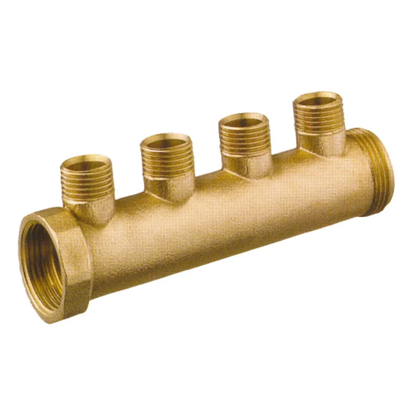 Messing Sammelröhre, 4-Wege, 1"X1/2"