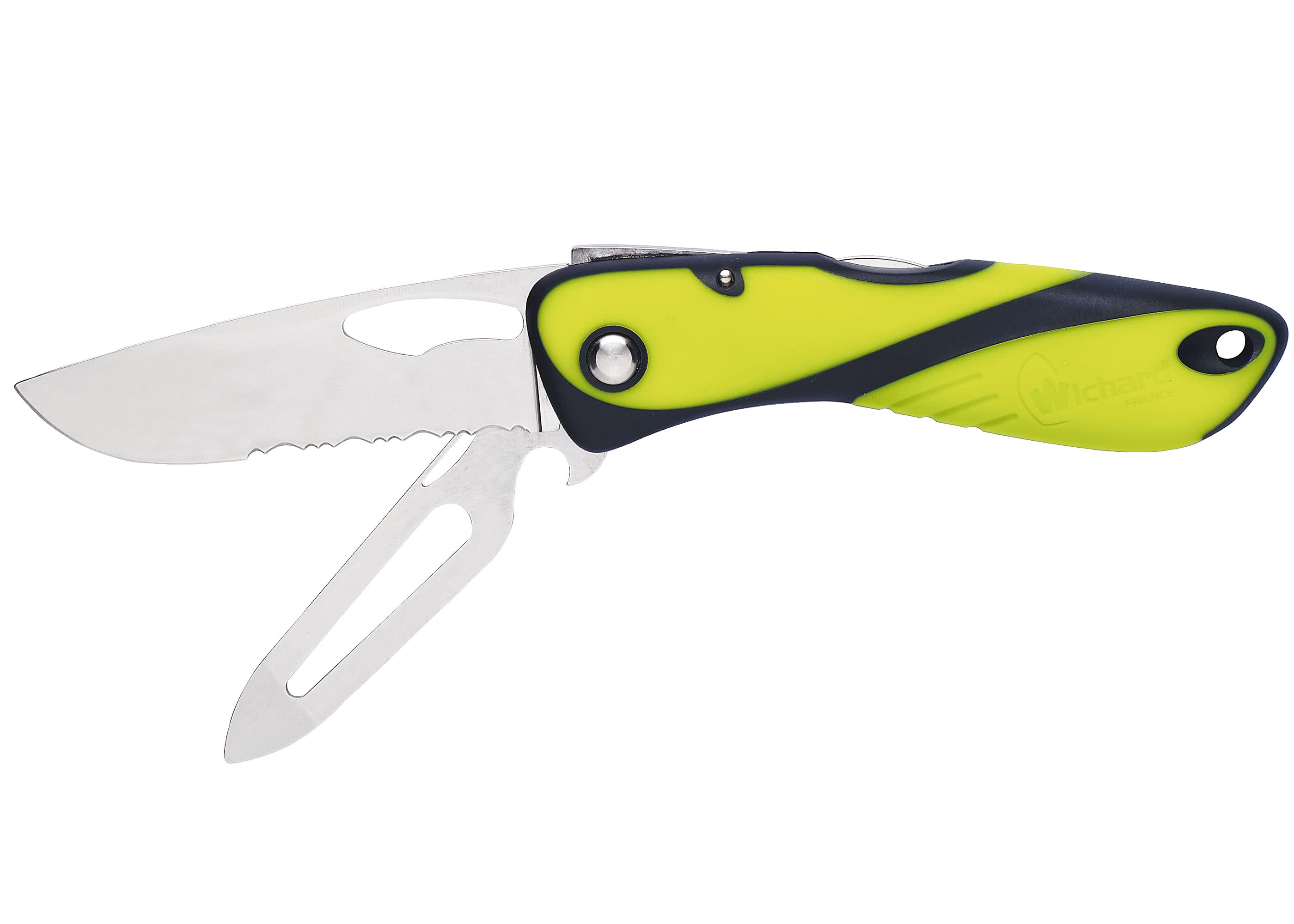 Plastimo Wichard OFFSHORE-Messer fluoreszierend