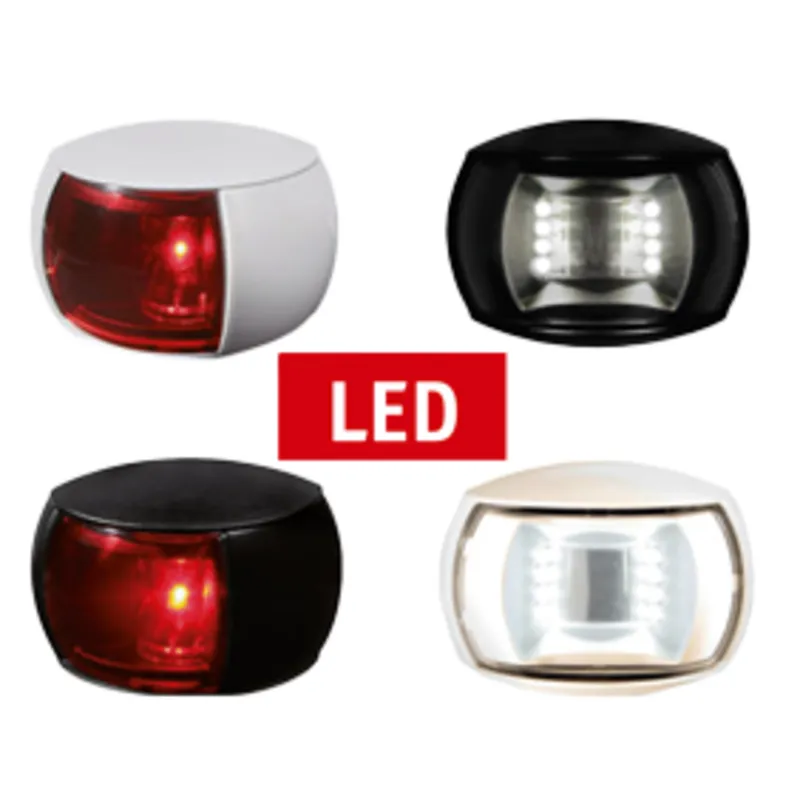 Hella Naviled Backbordlaterne, 9-33v, 112,5°, Bsh-2nm, Ip67, Weißes Gehäuse mit Roter Linse