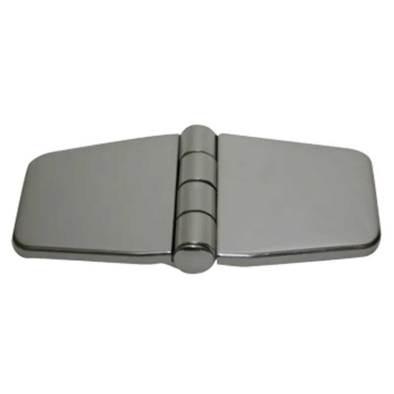 Niro Scharnier mit Abdeckung für Schranktüre, 76x37x2mm