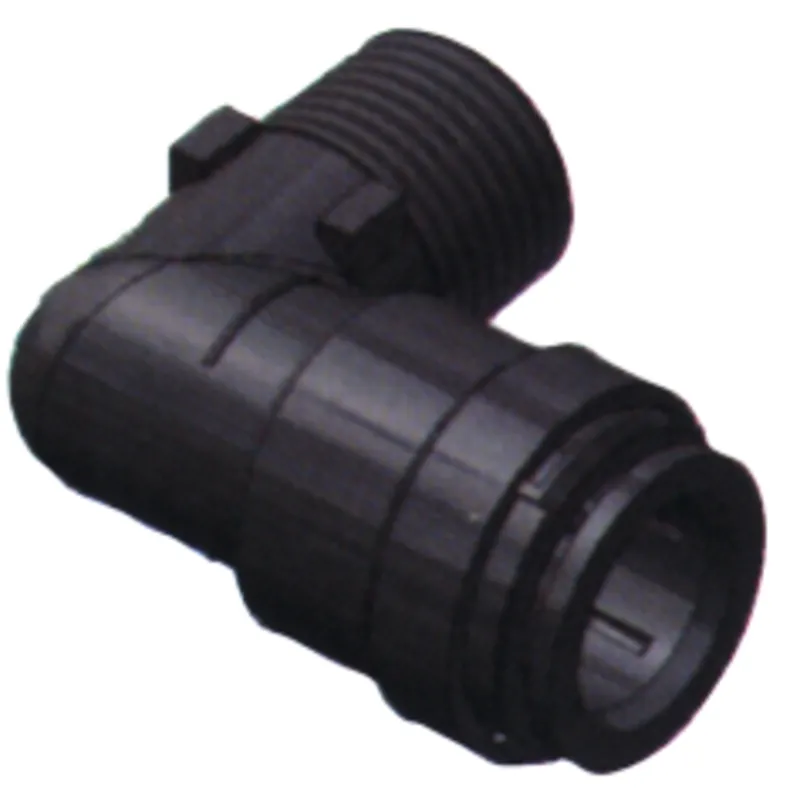 Seatech Quick-Connect Knie-Stück, Ø15mm X 1/2" Npt, Außengewinde