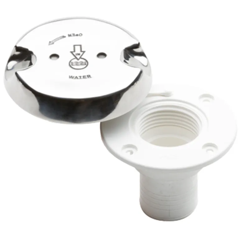 Deckeinfüllstütze Kunststoff-Gehäuse - Niro Deckel 'Fuel', Schlauchanschluss Ø38mm