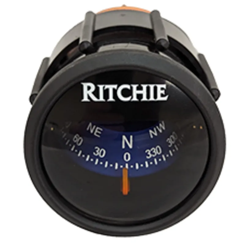 Ritchie Kompass Modell 'Ritchie Sport X-23BU', Armaturenbrettkompass, 12v, Rose Ø50,8mm/5°, Blau
