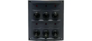 Schalttafel mit 6 Positionen