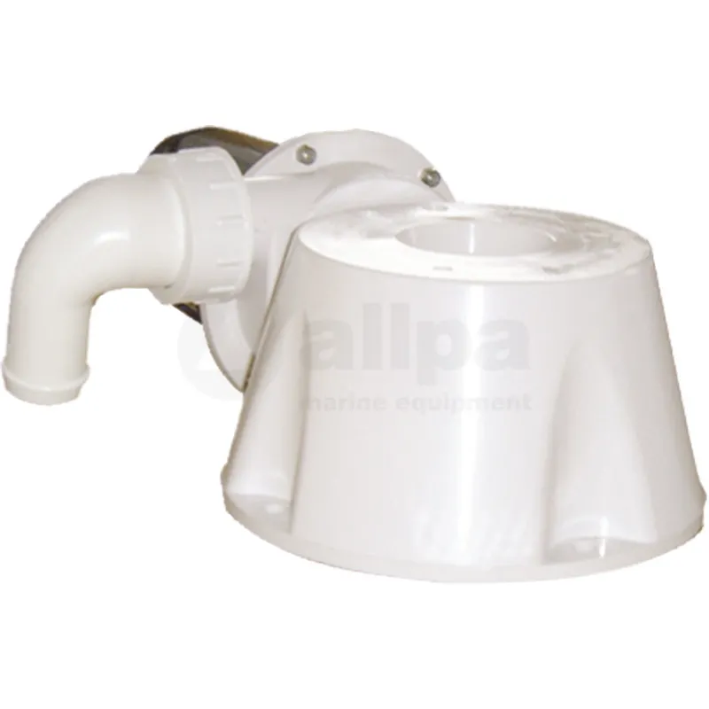 Johnson Pump Umbausatz 24v, für Marine-Toilette, Fuß, 90°-Anschluß, Motor & Zerhacker