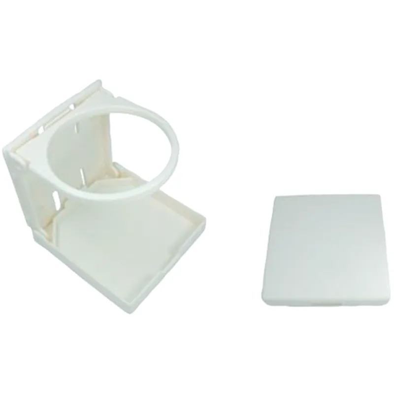 Kunststoff Getränkehalter, Klappbar, A=104mm, B=98mm, C=94mm, Weiß