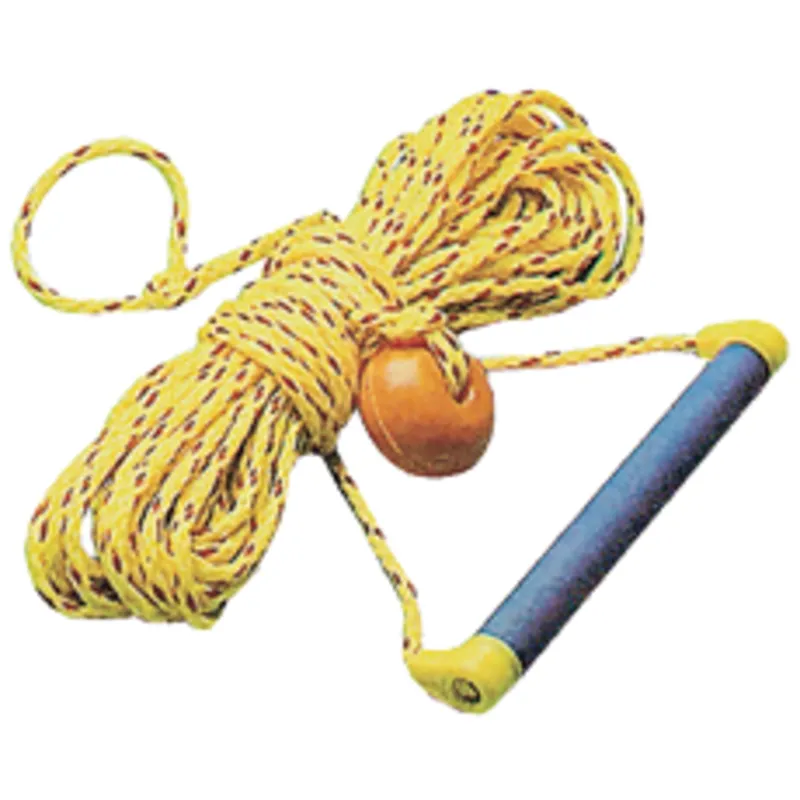 Polypropylen Wasserskileine mit Schwimmer, 2 Aluminiumgriff mit Kunststoffverkleidung