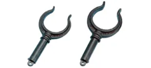 Ruderdollen schwarzer Kunststoff