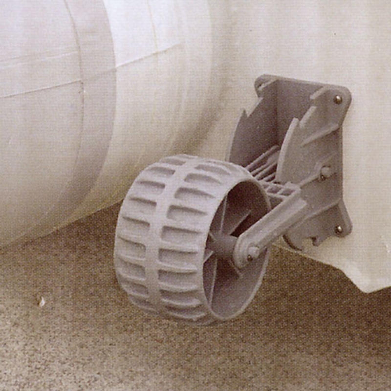 Kunststoff Transporträdersatz für Schlauchboot, Max. 100kg (Klappbar)