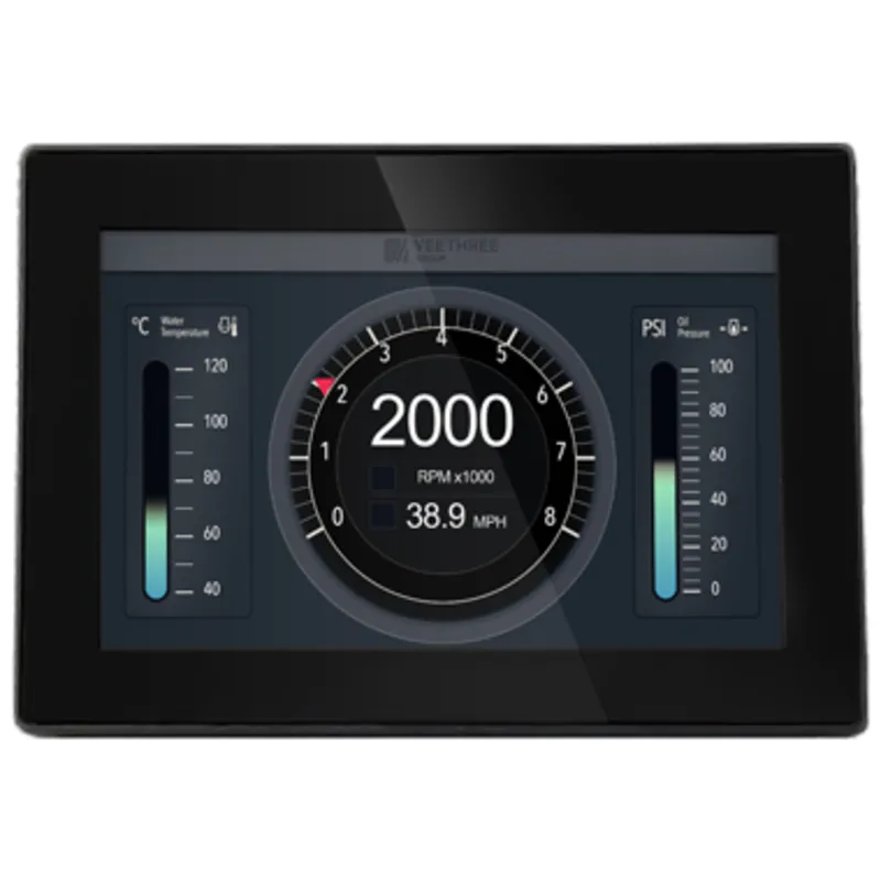 Veethree Engine Motor 5" Lcd Touch Screen T5 Universal