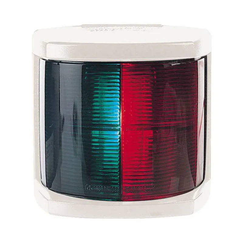 Hella Serie 2984 2-Farbenlaterne, 12v/2x25w, 2x112,5°, Bsh-2nm, Ip55, Weißes Gehäuse, Rote/Grüne Linse