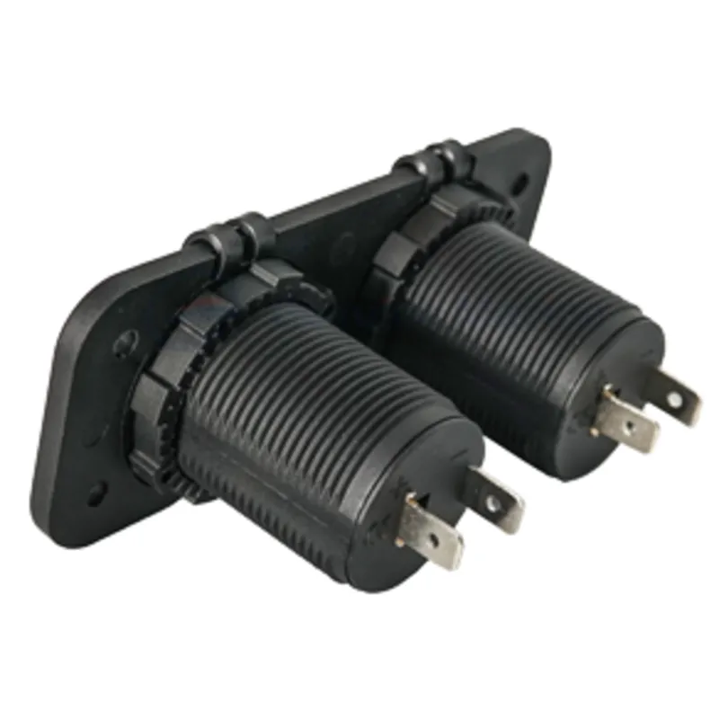 Wasserdichter Dc Steckdose, 2x 12v Eingang (Doppell)