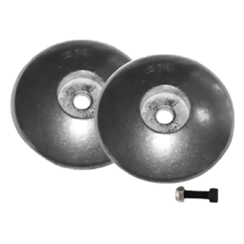 Navalloy Rudder/Trim Tab Anode; 48mm Rudder Trim Tab Double