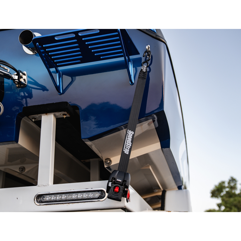 Speedstrap Edelstahl-Spanngurte, automatisch aufrollbar, mit Snap S-Haken (2er-Pack)