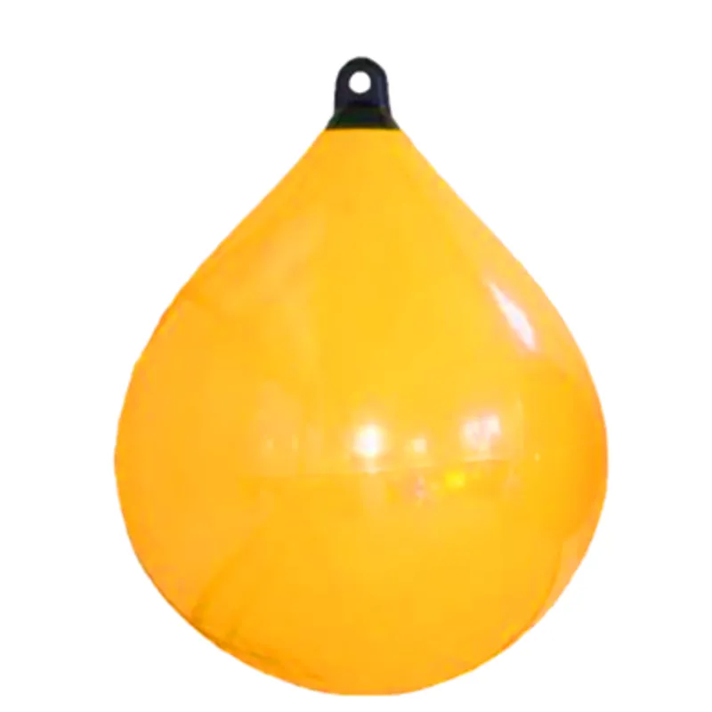 Solid Head Boje, Ø550, L=730mm, Gelb mit Schwarzem Kopf (Größe 3)