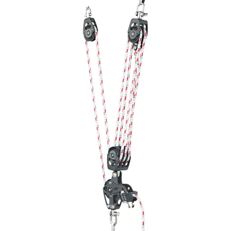 Antal Großschotsystem, 7:1 Kontrolle, für Ø12mm Schot, mit Scheiben Ø75 & 60mm, SWL 1000kg