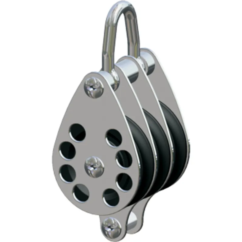 Antal Niro 316 Blöcke Serie 65, Kugelgelagert, Triple Blöcke + Becket (Unterbügel)