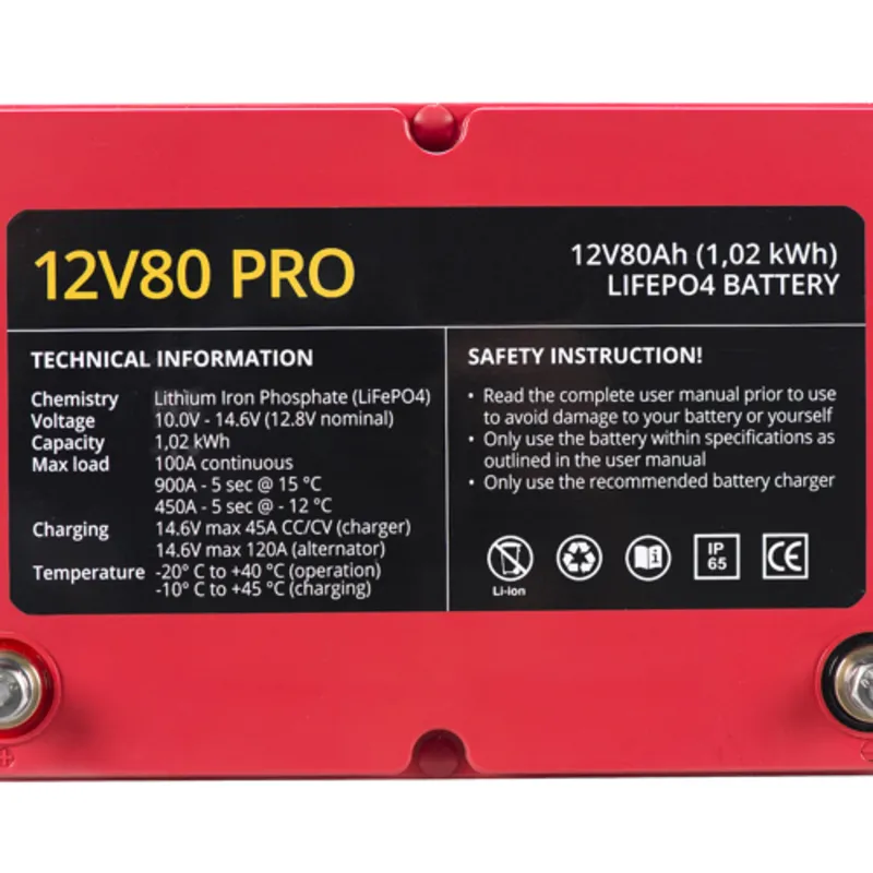 Rebelcell 12V80 PRO LiFePO4 (1,01 kWh)