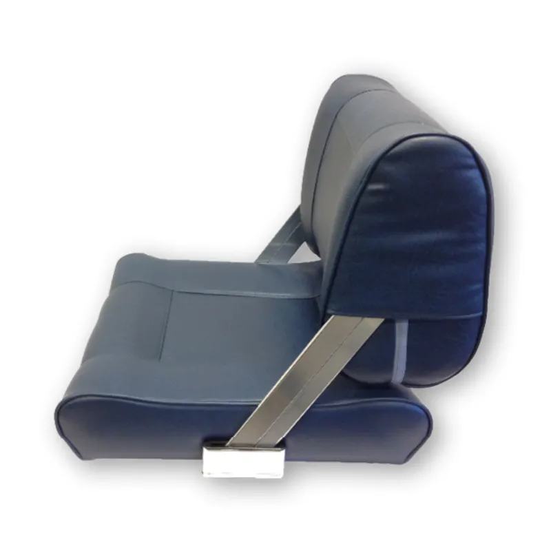 Steuerstuhl Modell 'Athene' Flip-Back Seat; Ohne Stuhlbein; Blau