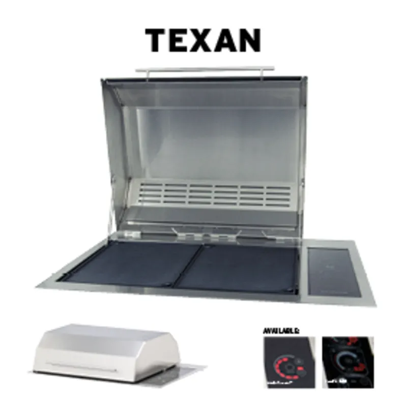 Kenyon Texan 2 Grillplatten Ext 220v 2 X 1500w; Intelliken Touch