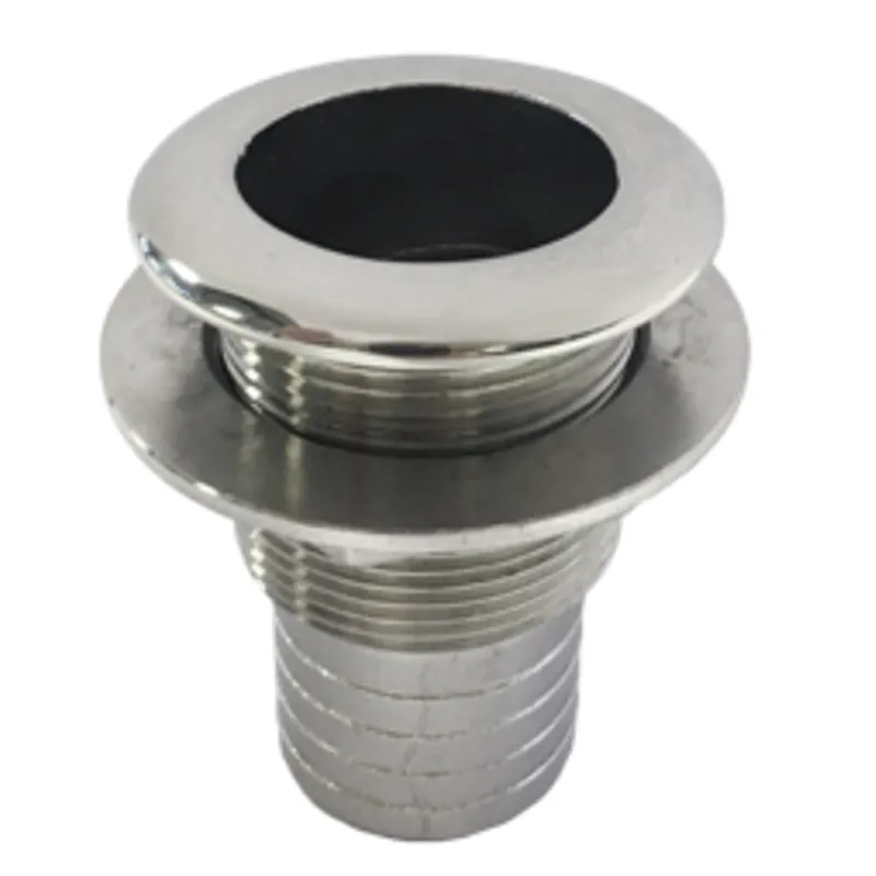 Niro 316 Borddurchlass mit Schlauchanschluß Ø10mm (3/8")