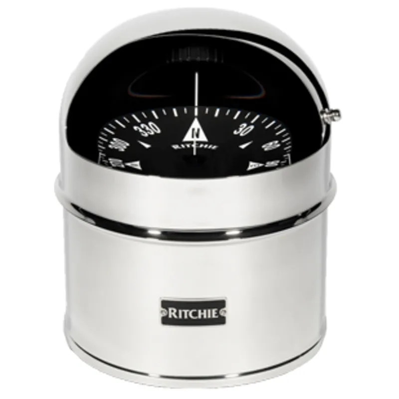 Ritchie Kompass 'Globemaster D-615-Ep', 12/24/32v, Aufbau, Ø152,4mm/2 Of 5°, Niro (Segel)