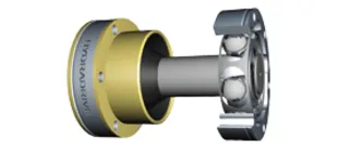 Hydradrive einzelne, selbststellende Staudrucklager