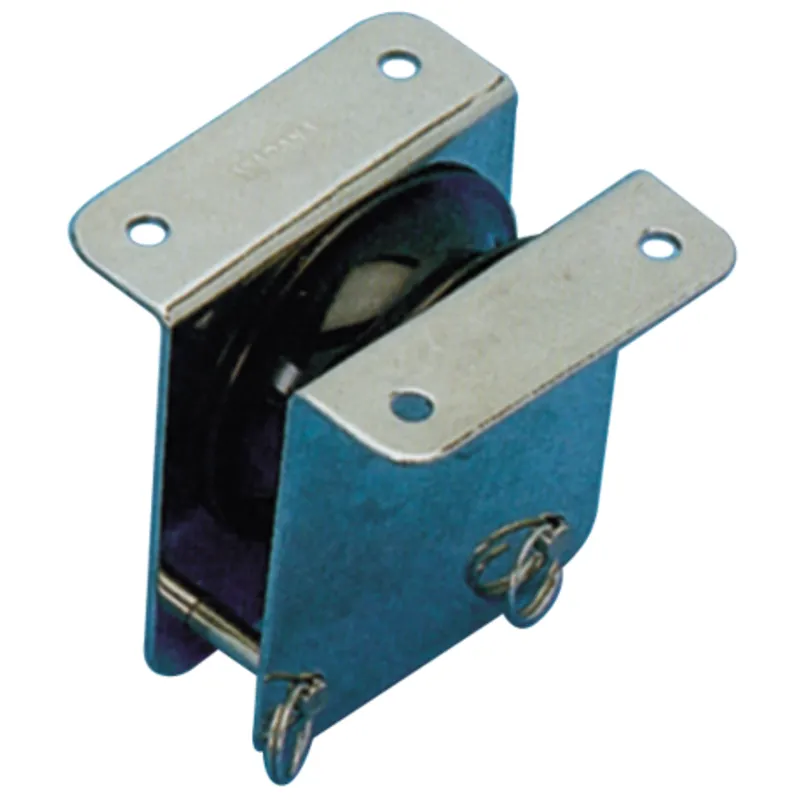 Niro Umlenkrolle, 12mm, Scheibe Ø55mm, Bruchlast 800kg