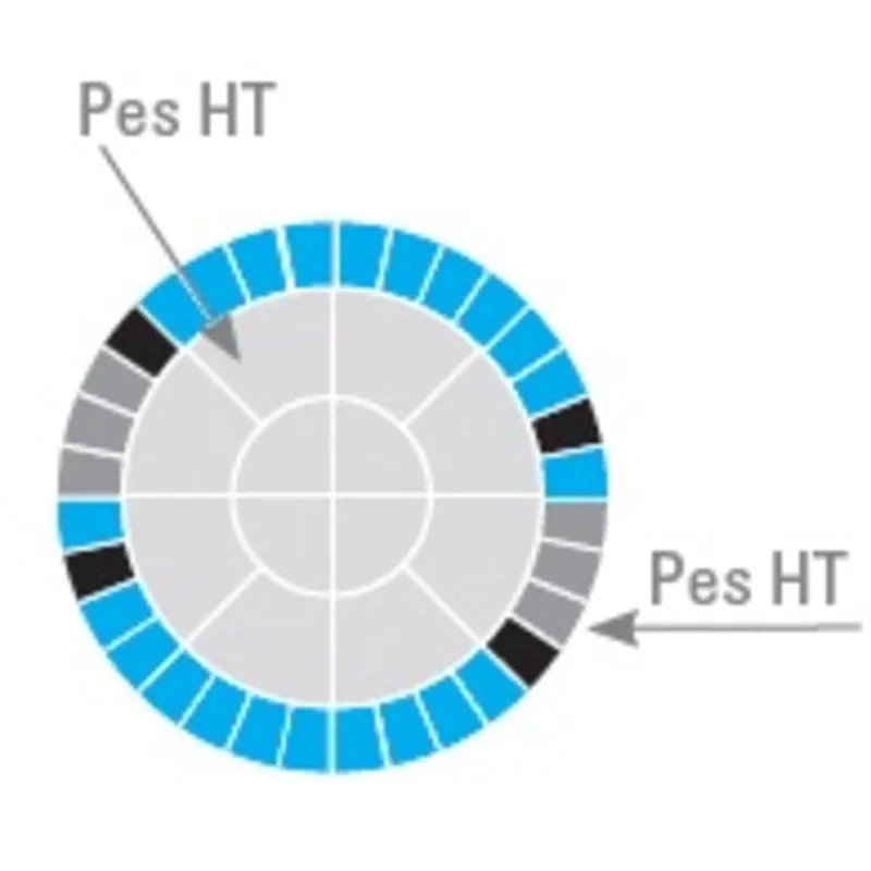 Allcord-19, Doppelt Geflochtene Schotleine Full Color, Ø8mm, Rot mit Grauem Kennfaden, 200m