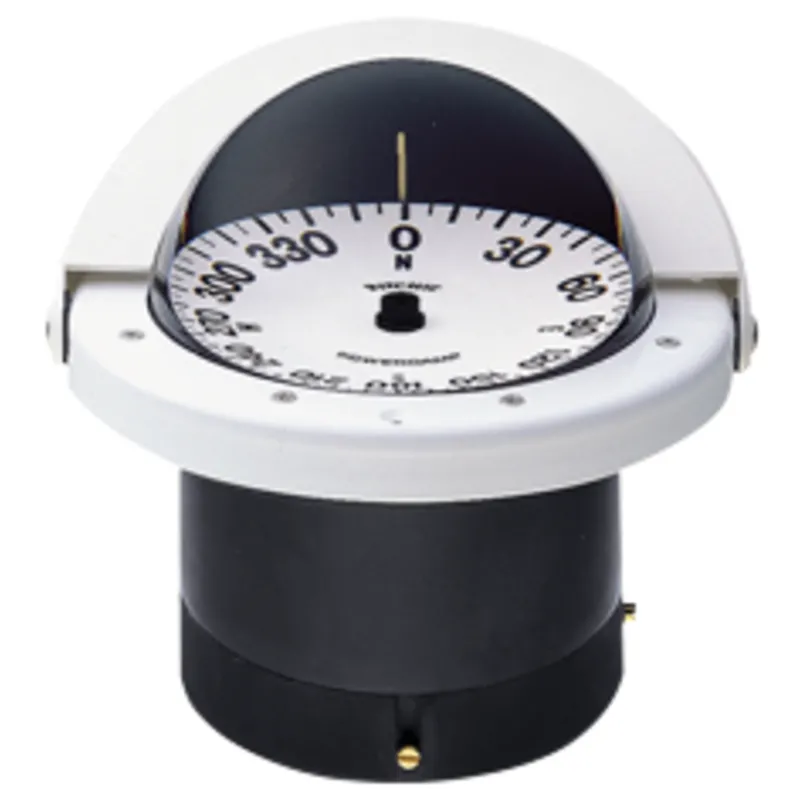 Ritchie Kompass Modell 'Navigator Fnw-201', Einbaukompass, 12v, Rose Ø114,3mm/5°, Weiß