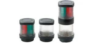 3-Farbenlaterne, Ankerlicht 360°, Kombinationlaterne