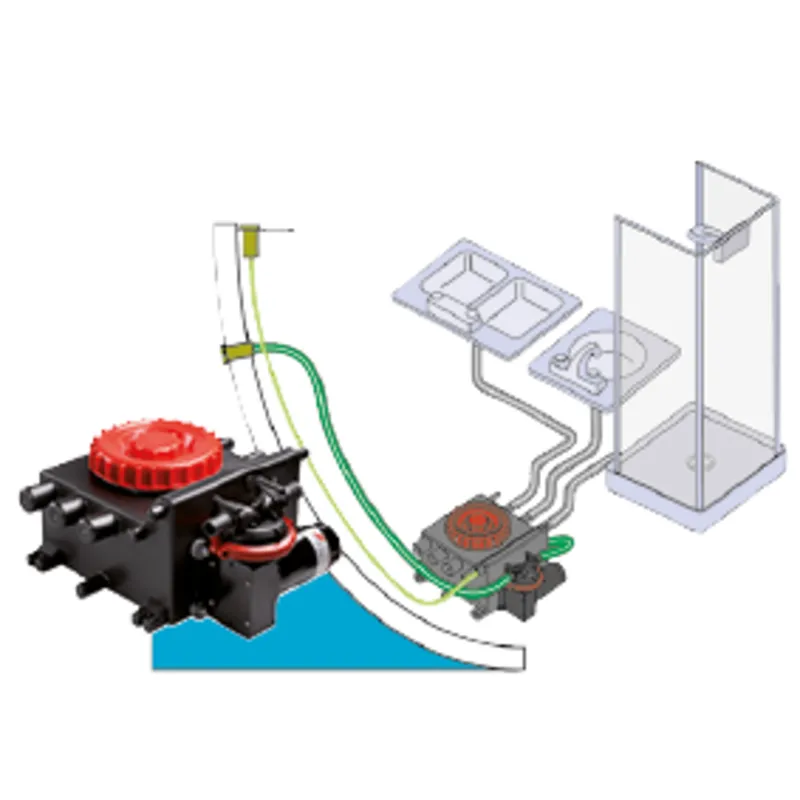 Johnson Pump Grauwassertank, 185x280x340mm, Inkl. Ultima Switch Schwimmerschalter