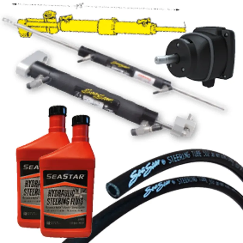 Seastar Hydraulische Z-Antriebsteuerung mit Tilt Steuerkopf für Mercruiser Usw. (Ohne Servolenkung)