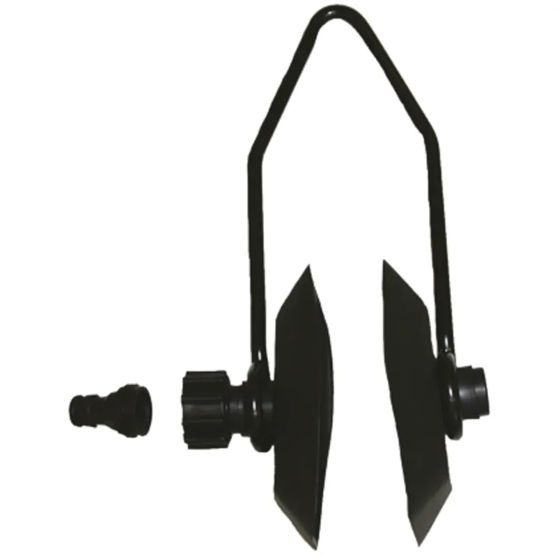 Spüllklammer Kompl. Gummi, Eckig, mit Adapter, für Aussenborder