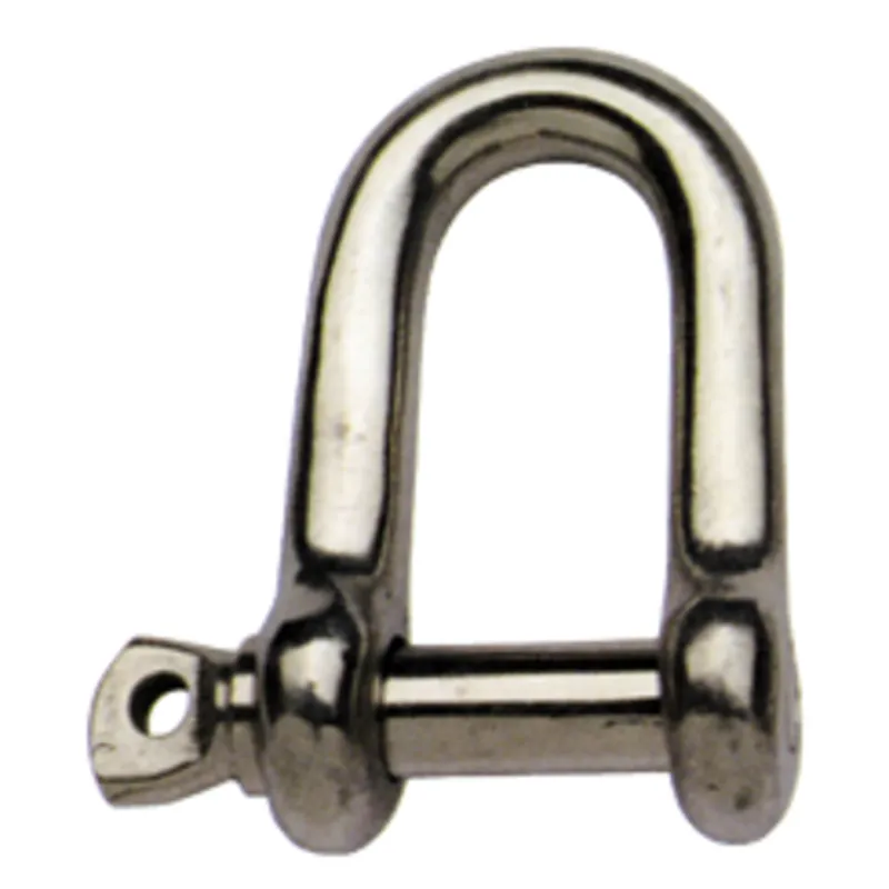 Niro Schäkel, A=Ø6mm, B=24mm, C=12mm, D=24mm (Bruchlast 1750kg)