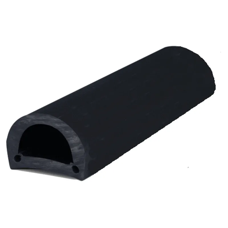PVC Scheuerleiste, Dock 90, B=90mm, Schwarz; 1 Rolle 16m