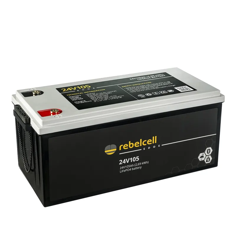 Rebelcell 24V105 EDGE LiFePO4 Batterie (2,69 kWh)