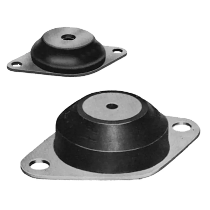 Equi-Frequency Motorlager, 45° Shore, Gewinde M6, Abm. 59x35x12mm, Max. 120n (Steifheit 75n/Mm)