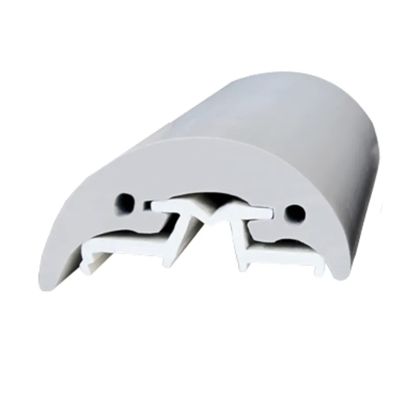 Scheuerleiste 'Radial 40', H=25mm, Rollenlänge 16m, Hellgrau