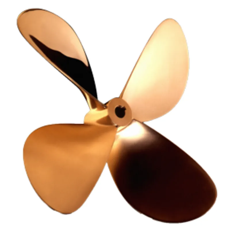 4-Blatt Bronzener Schiffspropeller Typ B7, 16"X15", Wellenbohrung Ø30mm, Konus 1:10, Rechts