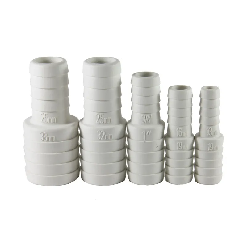 Kunststoff Schlauchreduzierstück, Ø19x13mm, Weiß