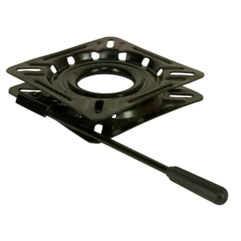 Lackierte Stählerne Drehscheibe mit Lock, Schwarz