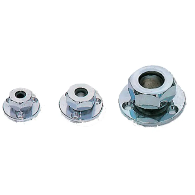 Messing-Verchromte Wasserdichte Kabeldurchführung, Kabel Ø12mm (6-Kantmutter)